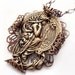 Alphonse Mucha's Poetry necklace, statement necklace, vintage filigree jewelry a Federikas design