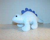 Light Blue Dinosaur Stegosaurus  Plush
