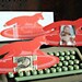 crafty FOX diecut letterpress card