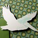 letterpress pelican card die cut