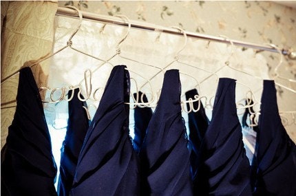 Personalized Wire Hanger Custom made Great for Bridesmaids The Original by LilaFrances