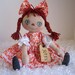 Primitve Raggedy Anne Doll-Sunny
