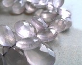 Rose Quartz Faceted Briolette Beads