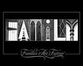 Alphabet Photo Letter Art - Letter Photography - LDS art - 11x14 Family Letter Art Print