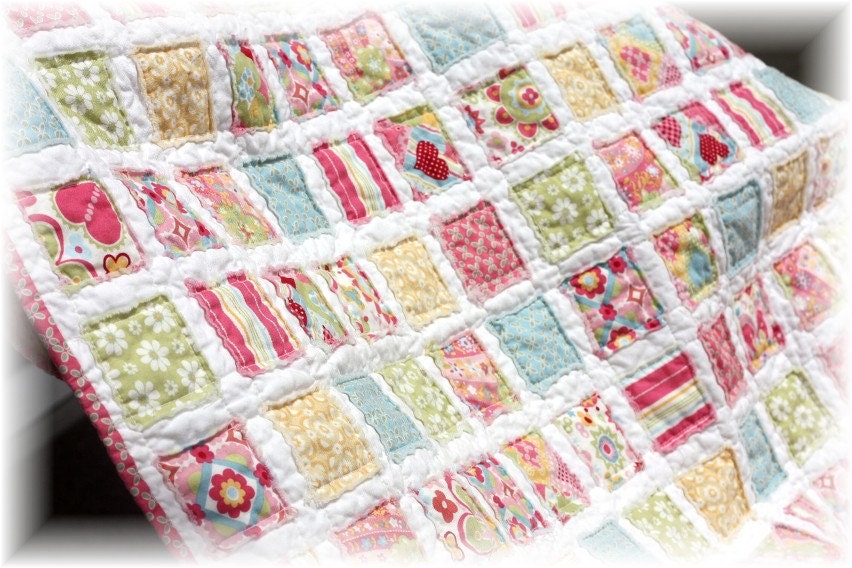 Vintage Baby Quilt PATTERN - 40 by 40 inches