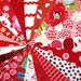 Candy Apple Red Charm Pack 42 Squares 5 inch