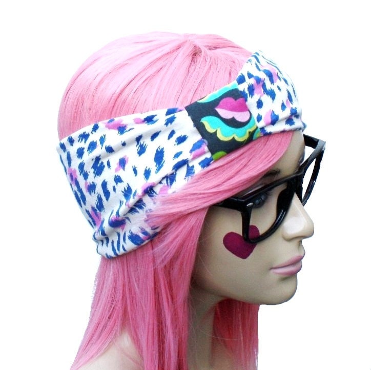 Earwarmer Headwrap/Headband- Funky Cheetah