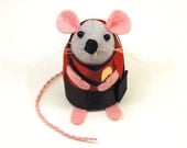 Star Trek Collectable Scotty Mouse ornament felt cute gift for animal lover or Star Trek fan collector