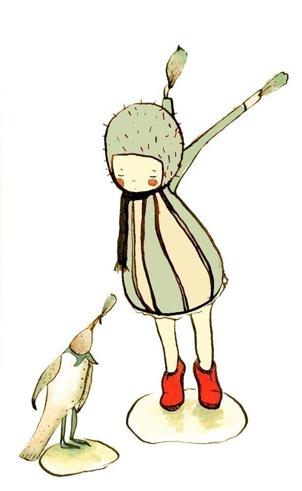 Childrens Wall Art Print -Learning Print 8x11