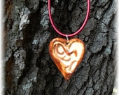 Forbidden Love Stoneware Heart Necklace