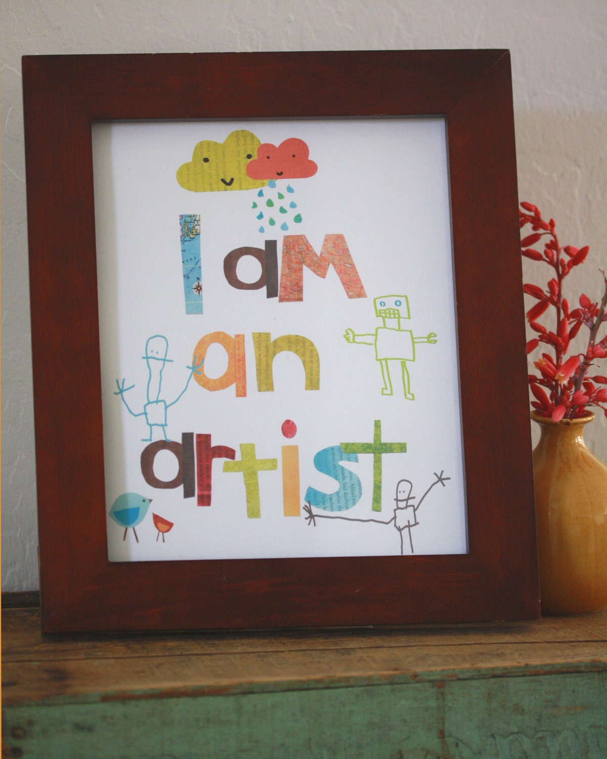 I am An Artist Eco Friendly 8x10 Art Print