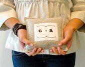 WEDDING RING pillow. ring bearer pillow.  personalized. engagement, wedding or anniversary linen pillow decoration.