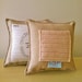tooth fairy pillow with chart. 1 pillow. handmade by lisa of looploft.