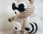 Amigurumi Crochet Pattern - Raccoon Meeko