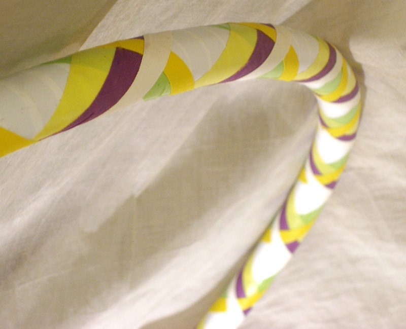 PURPLE and YELLOW PLAID hoop