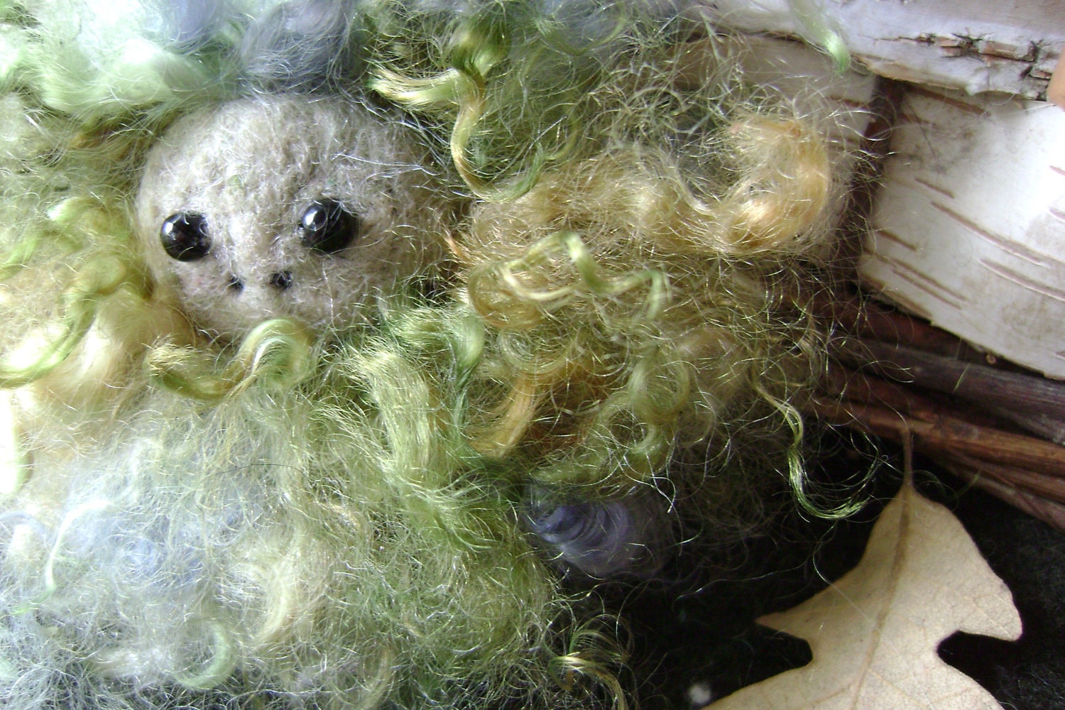 Baby Yeti Sasquatch Bigfoot Custom Needle Felted Creation