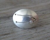 Taurus Constellation Ring in Conflict Free Diamond and Argentium Silver, Made To Order