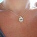 Art Nouveau Rose Necklace in Rhodolite Garnet, Ready Tp Ship