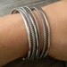 Sterling Silver Bracelet, Multi Cuff Design Made in Recycled Argentium Sterling Silver