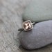 MORGANITE Ring in 14k White Gold Ring, Brushed Finish Palladium White Gold, Cushion Ring
