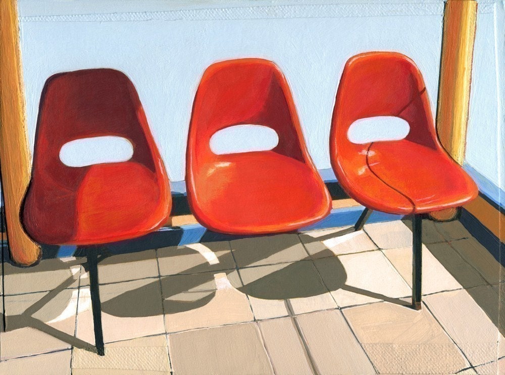 Three Seater - limited edition giclee print 63/100