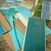 Lot of Blue Bias Seam Tape Trim