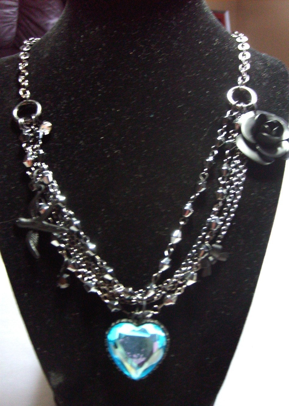 Dark Rhapsody - Gunmetal Charm Necklace (Limited Run)