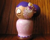 Kokeshi Doll 62 Violet