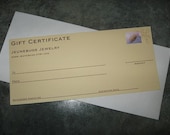 Real Leaf Jewelry Gift Certificate