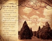 IRISH FAMILY BLESSING 8x10 Fine Art Print Inspirational Art Category