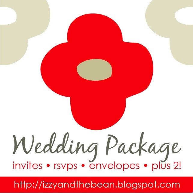 YOUR Custom Wedding Package - Invitation, RSVP, plus two