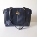 vintage 1970s jackie onassis LEATHER SADDLE handbag