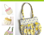 Sewing PATTERN - Small Market Bag .pdf free shipping - stash buster, diy  personalized gift,  tween purse