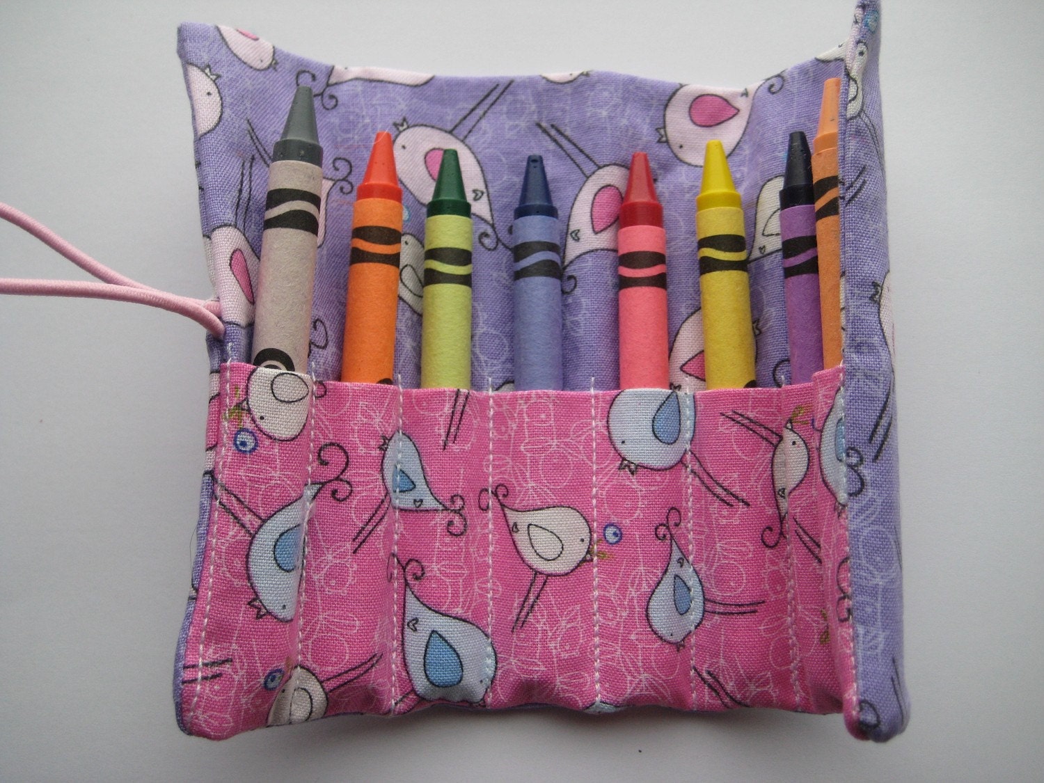 Crayon Roll Sweet Tweet Birdie Includes 8 Crayons