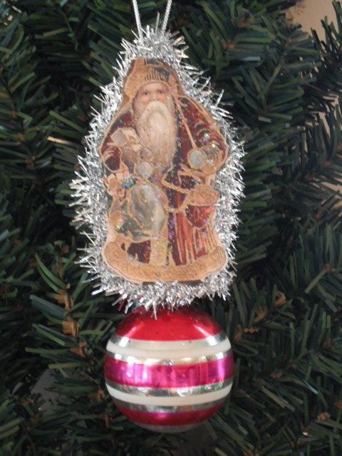 old world santa dresden style christmas ornament by rocknrobin old world santa dresden style christmas ornament by rocknrobin