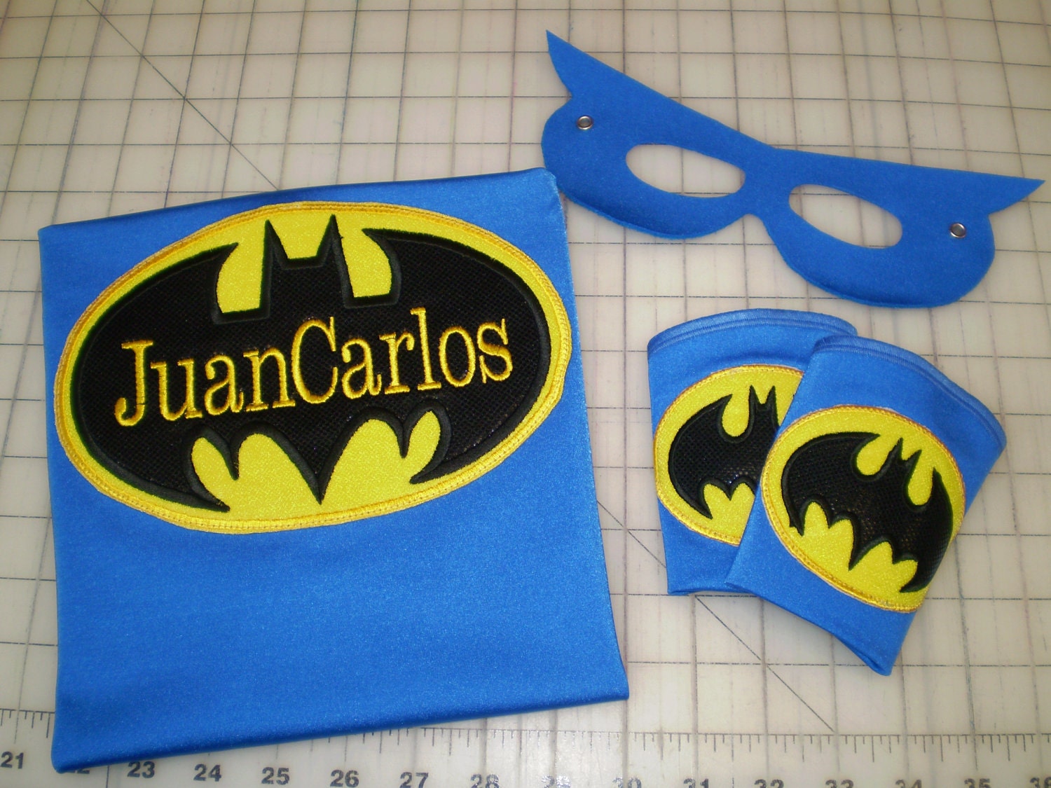 Batman Inspired SuperHero Set   PERSONALIZED