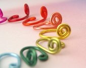 Nose Fakers in Bright and Fun Colors - Nose Jewelry For Noses With Just Two Holes - Quantity 10 - Made To Order