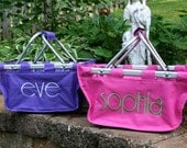 Personalized Mini Market Tote Baskets