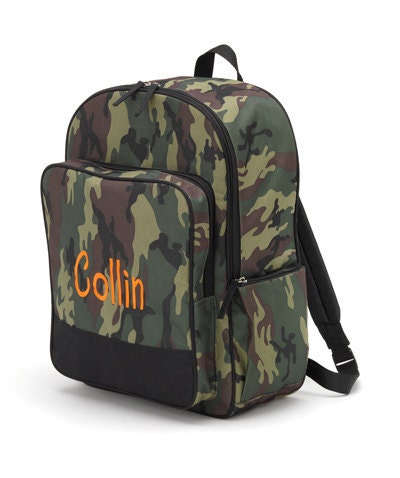 Personalized / Monogrammed Camo Backpack