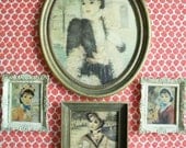 A Vintage Collection of Huldah Framed Prints