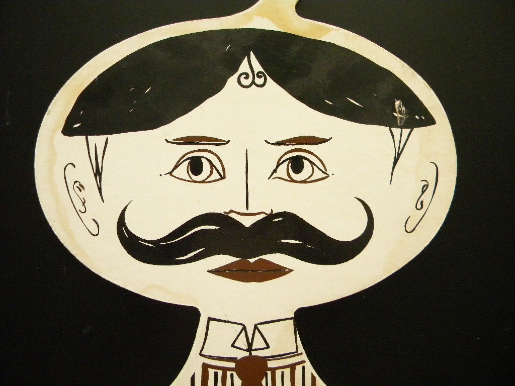 Fabulous Vintage 60's Victorian Man Clothing Hanger