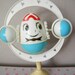 Vintage Humpty Dumpty Crib Toy Rattle