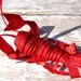 Crawfish Lobster Mudbug Crawdaddy Hair Clip - READY TO SHIP