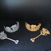 Princess or Fairy Tiara and Wand Fondant Cake Toppers