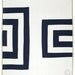 Graphic Modern Baby Quilt - Midnight & White