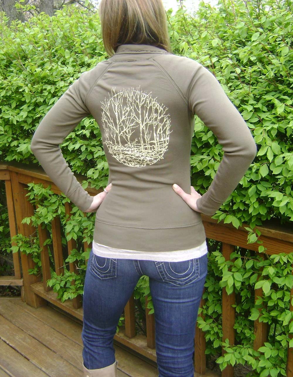 New - S, M, L, XL - Gaylene's Forest Jacket in Army Green
