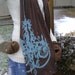 Chandelier Scarf in Chocolate