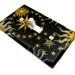 Black Celestial Sun Moon and Stars Light Switch Cover Home Decor Switchplate Switch Plate summer solstice 603