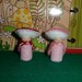 Reserved for Coramantic 4 Waldorf Style Toadstool Mushroom Gnomes