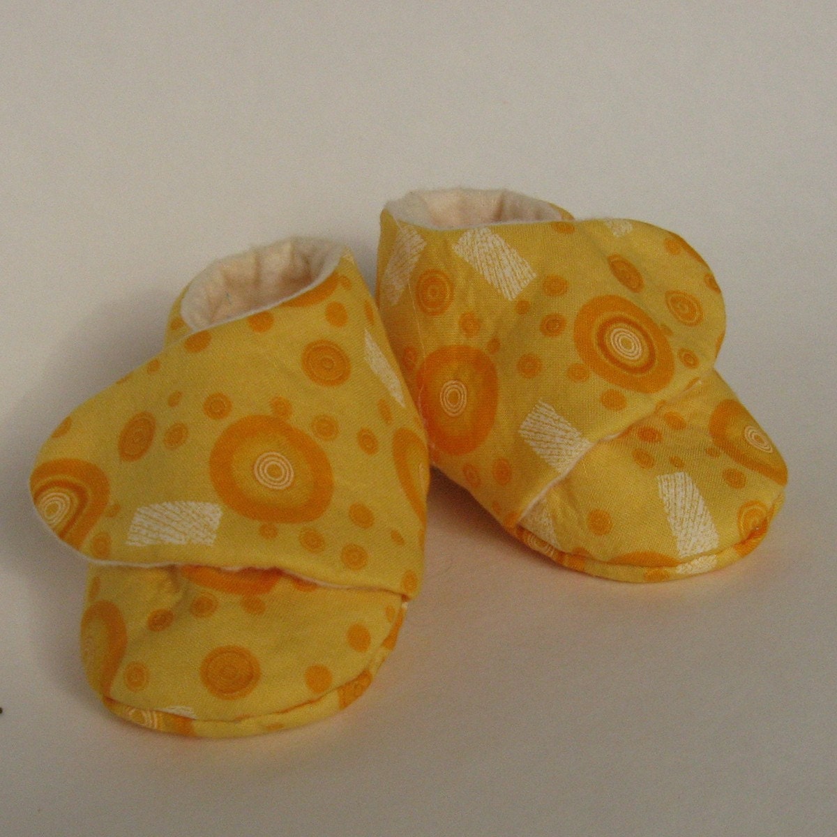 Yellow Dots Booties